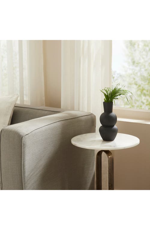 Renwil Icarus Ceramic Stoneware Decorative Vase In Black