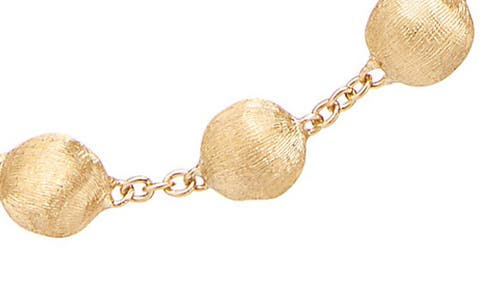 Marco Bicego Long Bead Station Necklace In 18k Yellow Gold