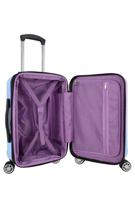 TRAVELER'S CHOICE TRAVELERS CHOICE RUMA II OMBRE 2-PIECE HARDSIDE LUGGAGE SET
