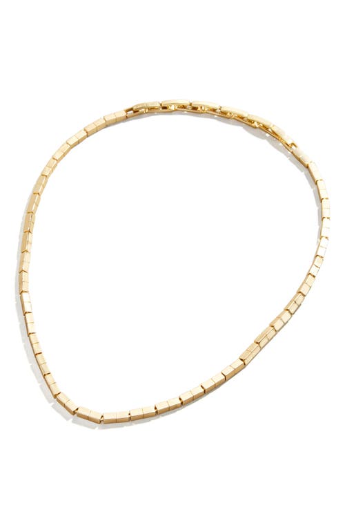 BaubleBar Bar Link Necklace in Gold