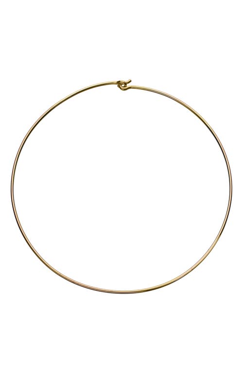 Tilda Choker Necklace in 14K Yellow Gold Plated Silver