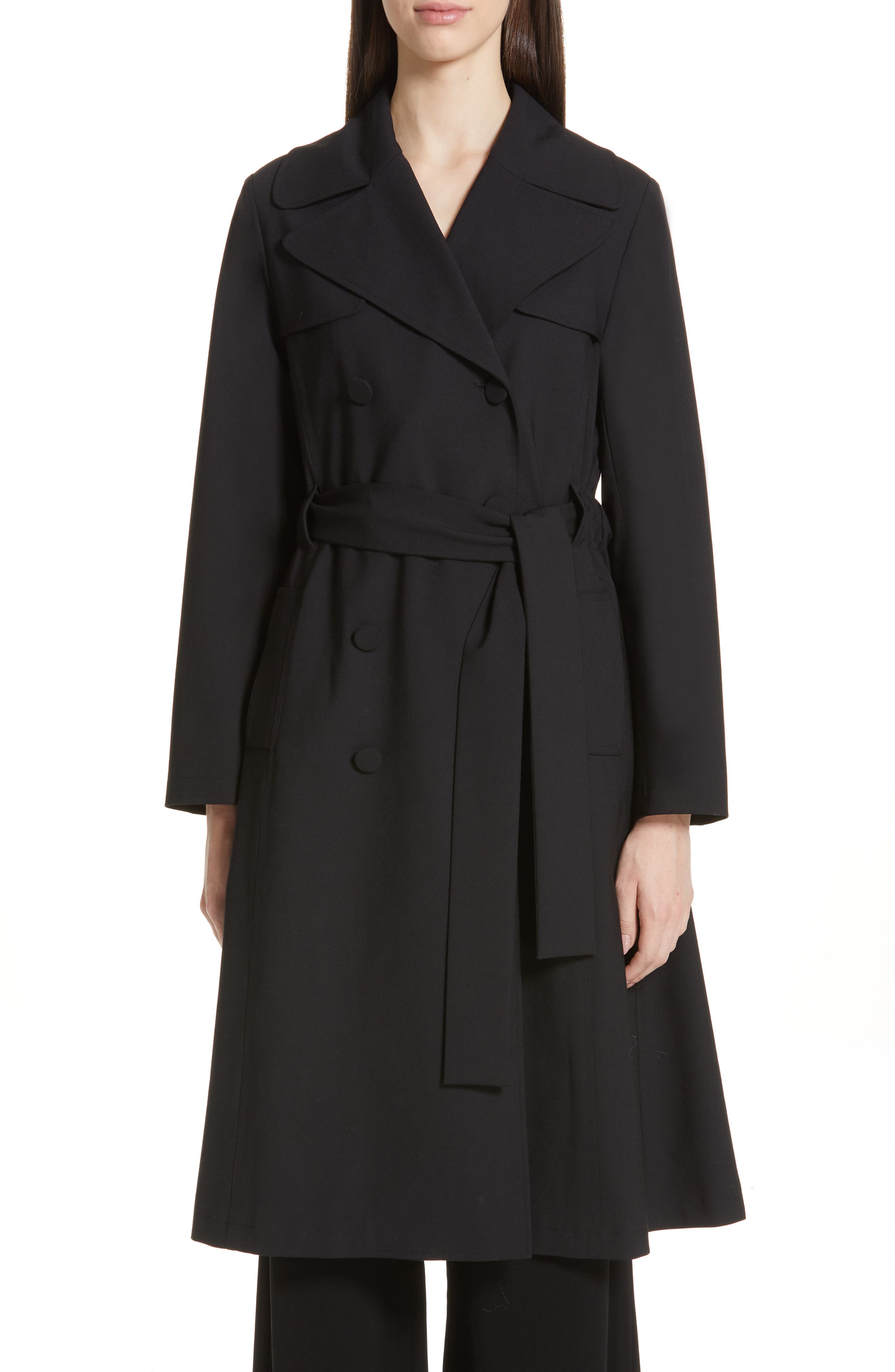 Co Pleat Back Trench Coat Nordstrom