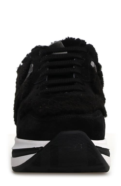 VOILE BLANCHE VOILE BLANCHE MELANY FAUX FUR SNEAKER