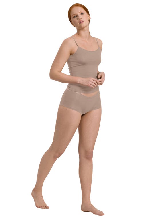 Shop Hanro Soft Touch Camisole In Taupe Grey