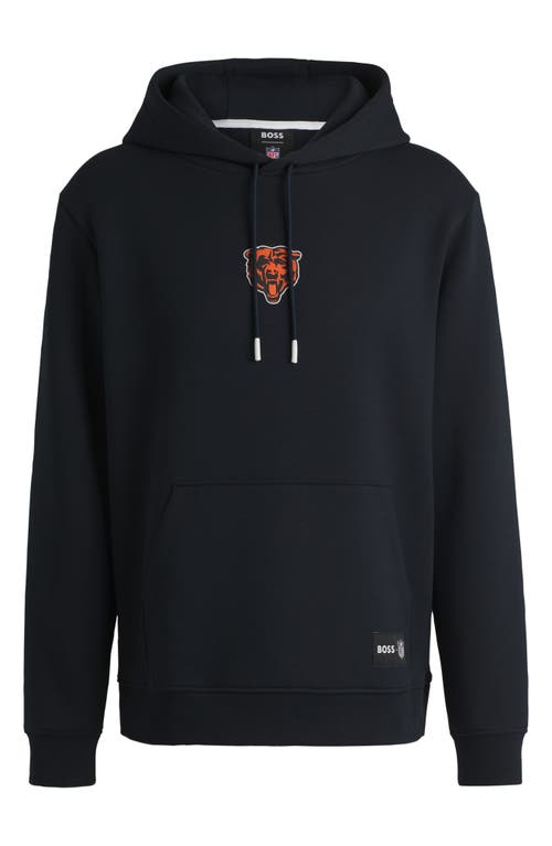 Shop Hugo Boss Boss <br>x Nfl Woodson Graphic Hoodie<br><br> In Chicago Bears