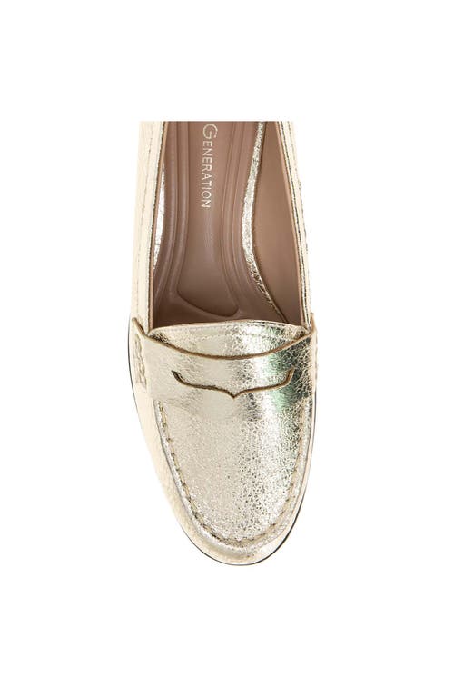 Shop Bcbg Unna Penny Loafer In Platino