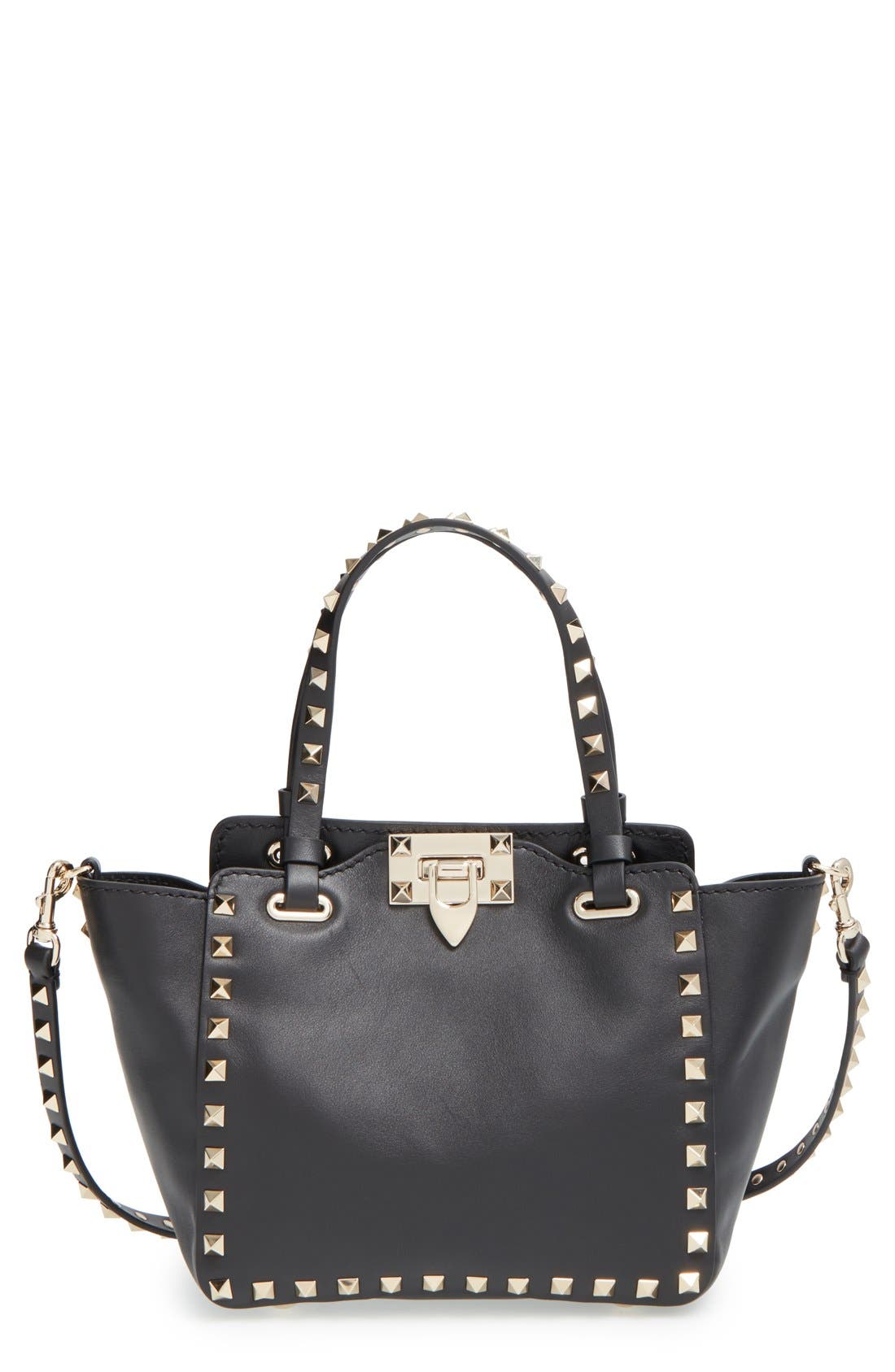 Valentino 'Mini Rockstud' Leather Tote Nordstrom