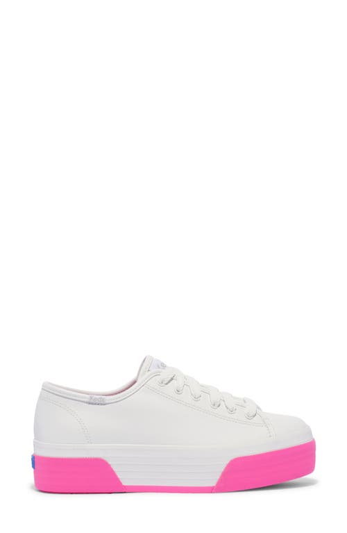 Shop Keds ® Triple Up Sneaker In White/pink