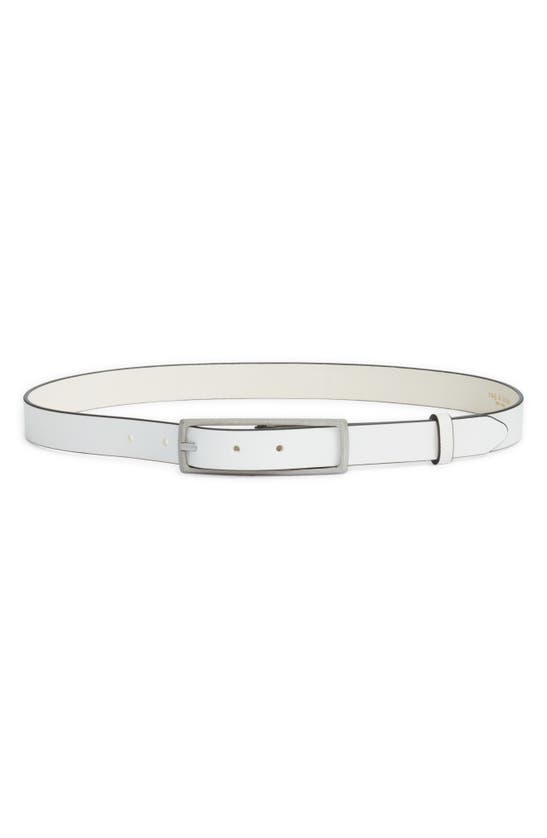 Shop Rag & Bone Small Rebound Texture Leather Belt In Bright White