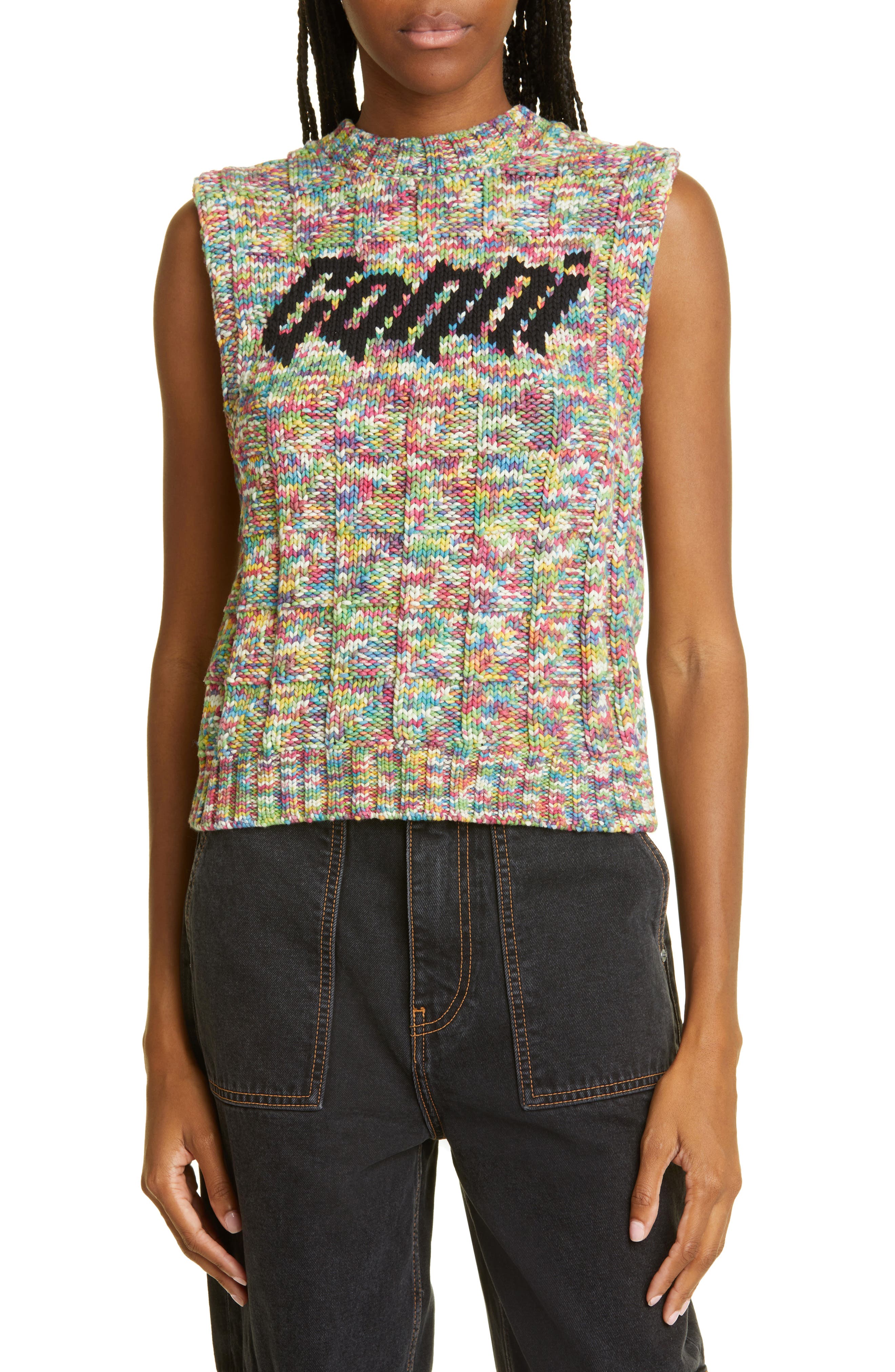 Ganni Cotton Rope Vest