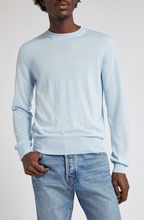 Sunspel Womens Cotton Boxy Crew Neck Sweater Off White