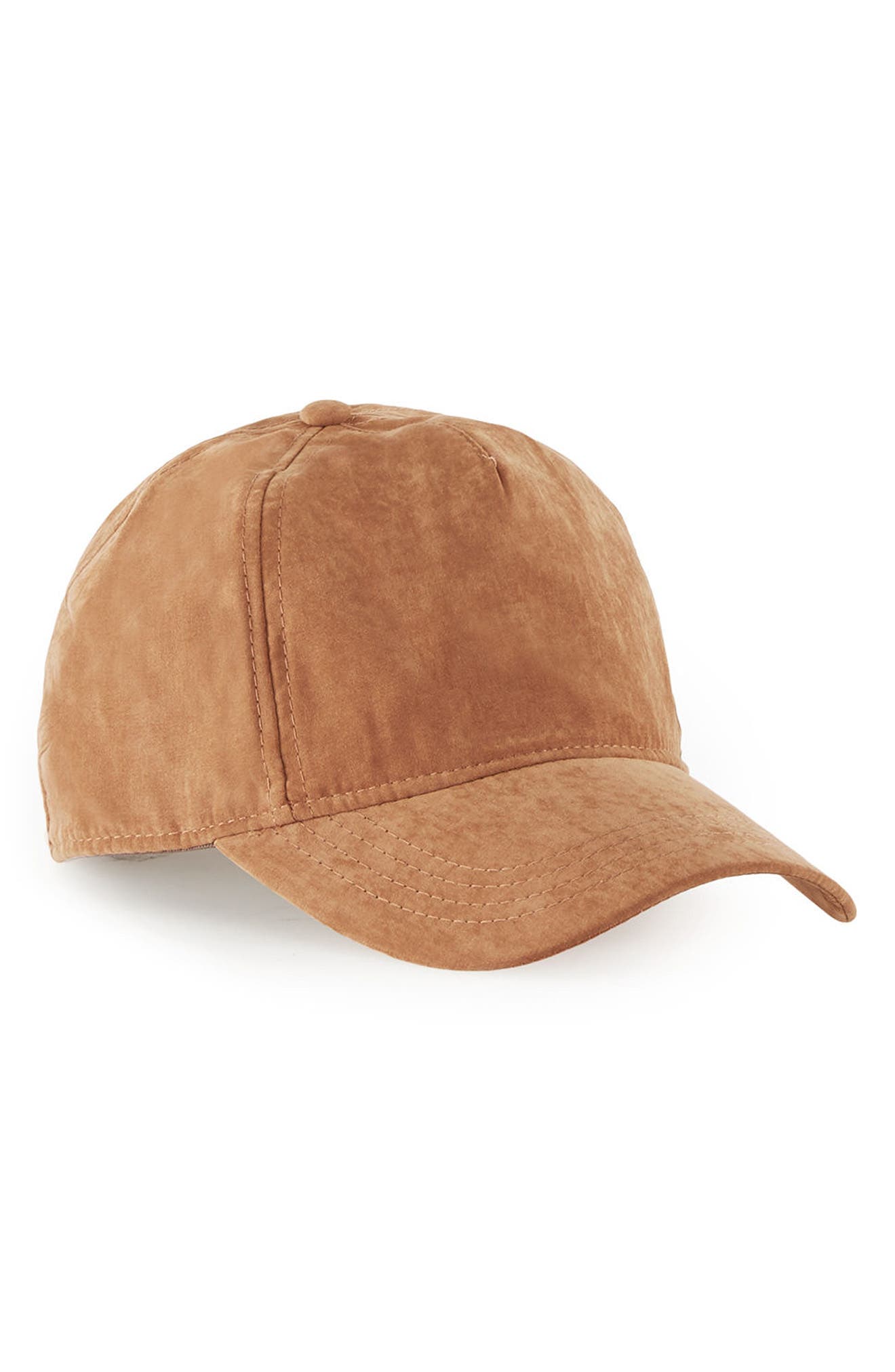 Topman Faux Suede Baseball Cap Nordstrom