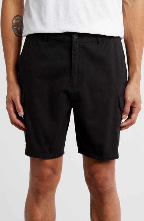 Skinny Fit Cotton Cargo Shorts