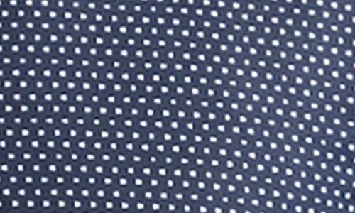 Cutter & Buck Pike Shadow Check Print Polo In Navy Blue