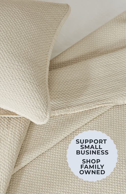 Woven & Weft Stonewashed Quilt & Sham Set In Sand