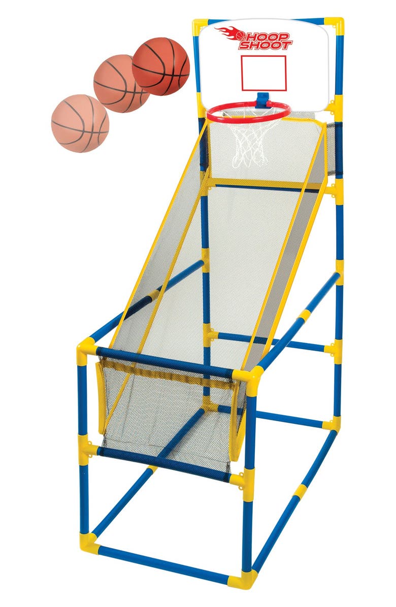 WESTMINSTER TOYS Hoop Shoot Basketball Play Set, Main, color, Blue