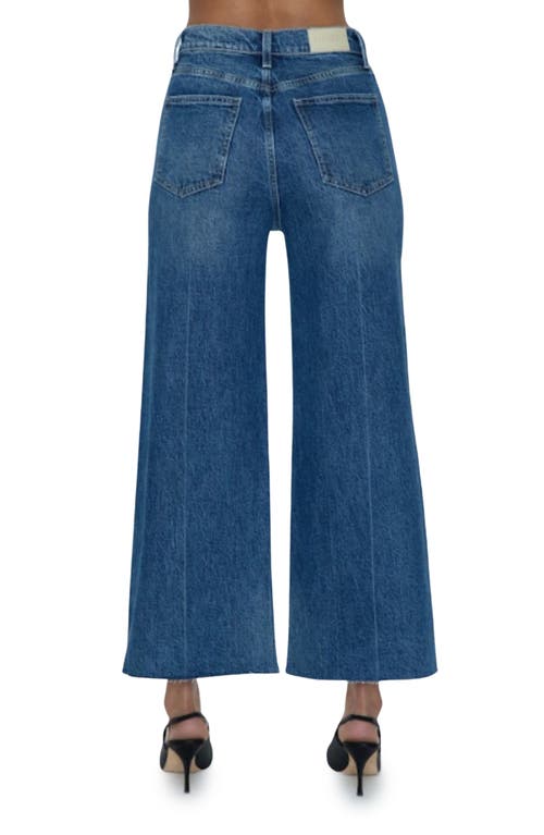 PISTOLA PISTOLA LANA RAW HEM ANKLE WIDE LEG JEANS 