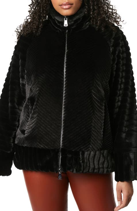 Fur Plus-Size Coats Jackets | Nordstrom