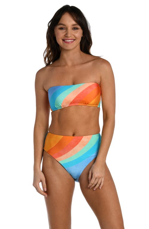 Shop Sunshine 79 Mod Convertible Bandeau Bikini Top In Multi