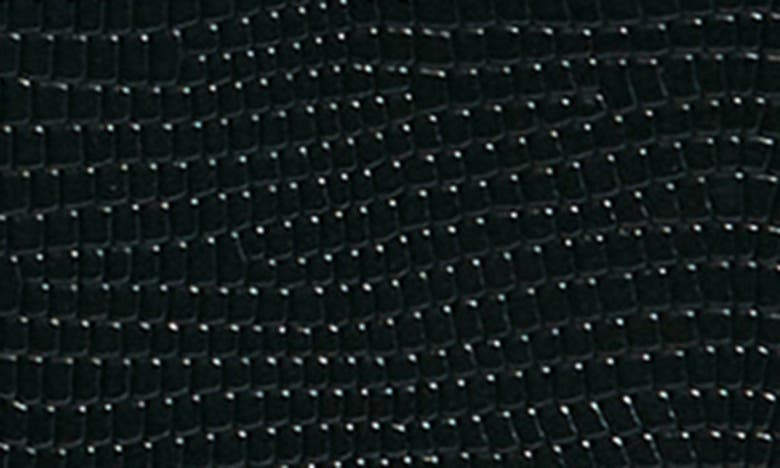 Shop Love Moschino Borsa Snakeskin Embossed Crossbody Bag In Black