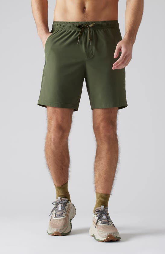 Shop Rhone Pursuit 7-inch Unlined Training Shorts In Lichen Green