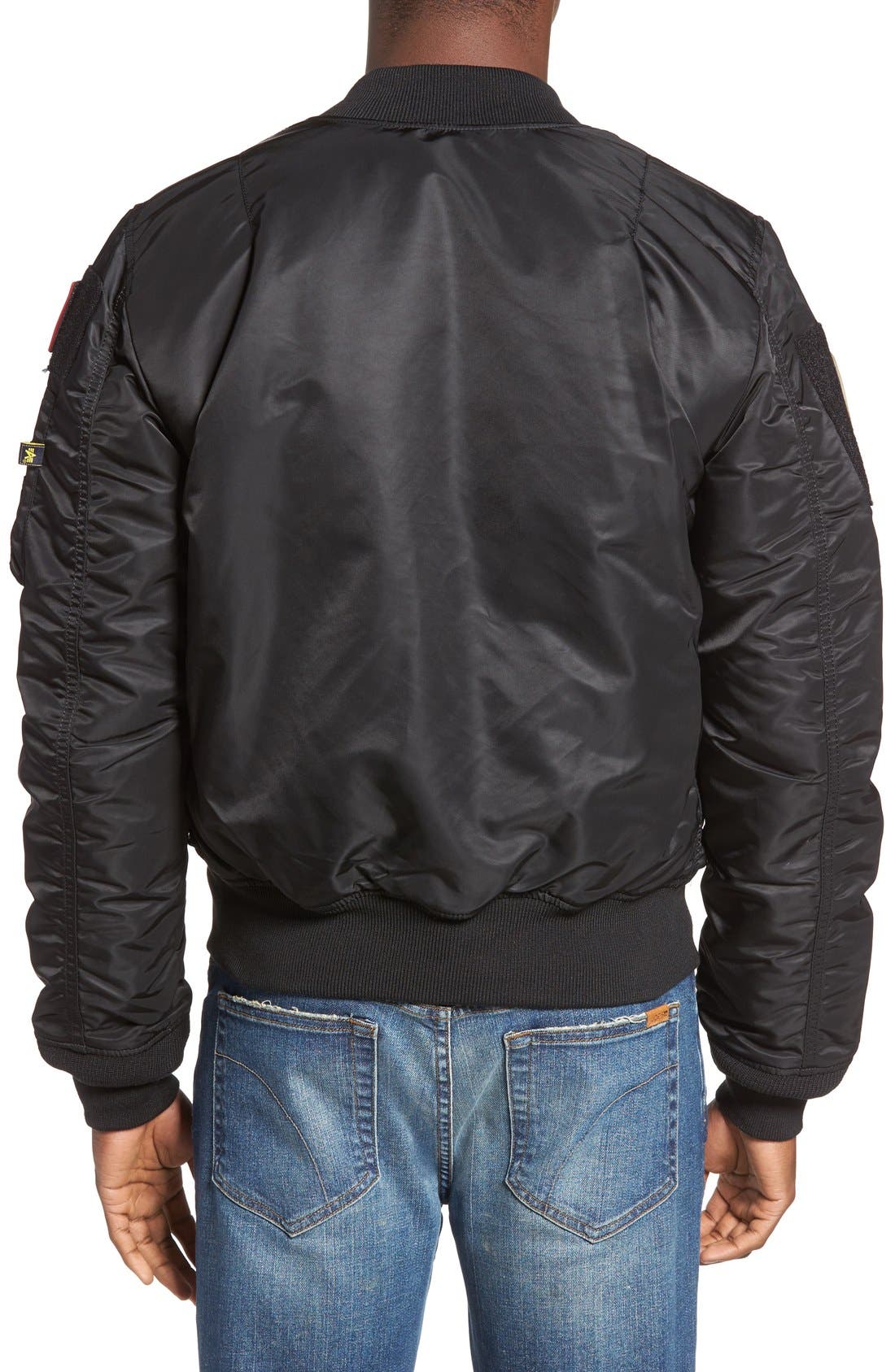 Alpha Industries Slim Fit Reversible MA-1 Flex Bomber Jacket | Nordstrom