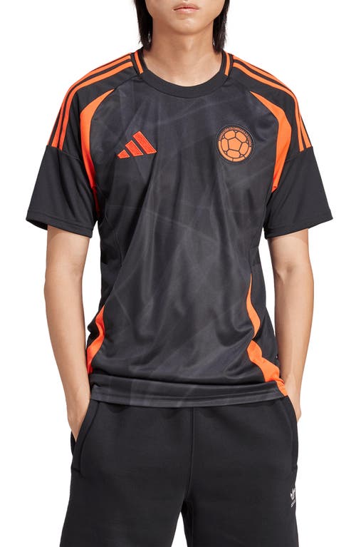 adidas Colombia 2024 Away Soccer Jersey in Black at Nordstrom, Size Small
