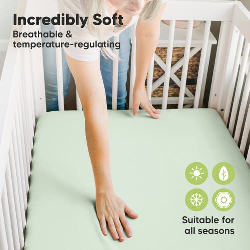 Keababies Isla Fitted Mini Crib Sheets In Wildflowers