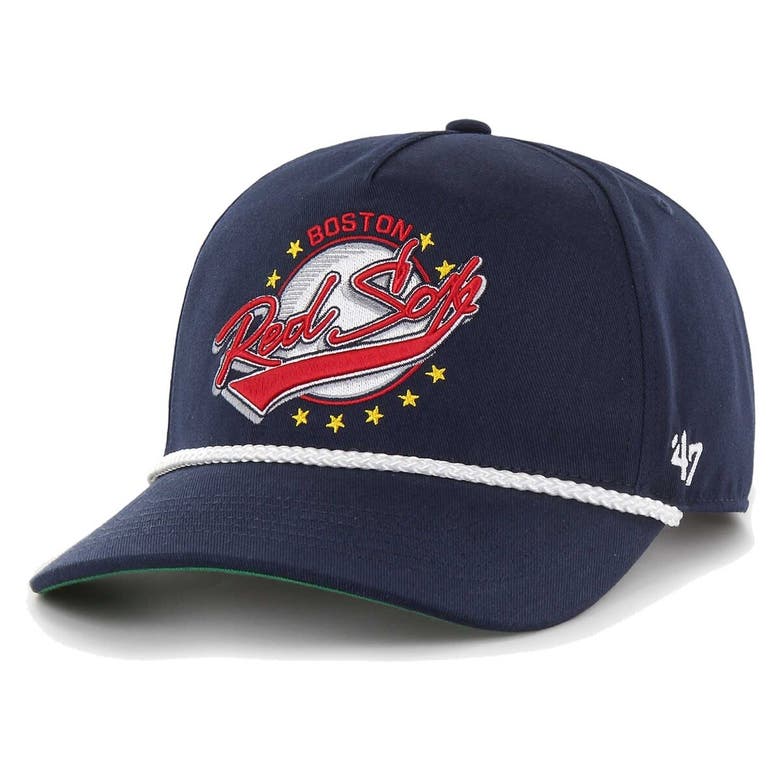 47 ' Navy Boston Red Sox Wax Pack Collection Premier Hitch Adjustable Hat In Blue