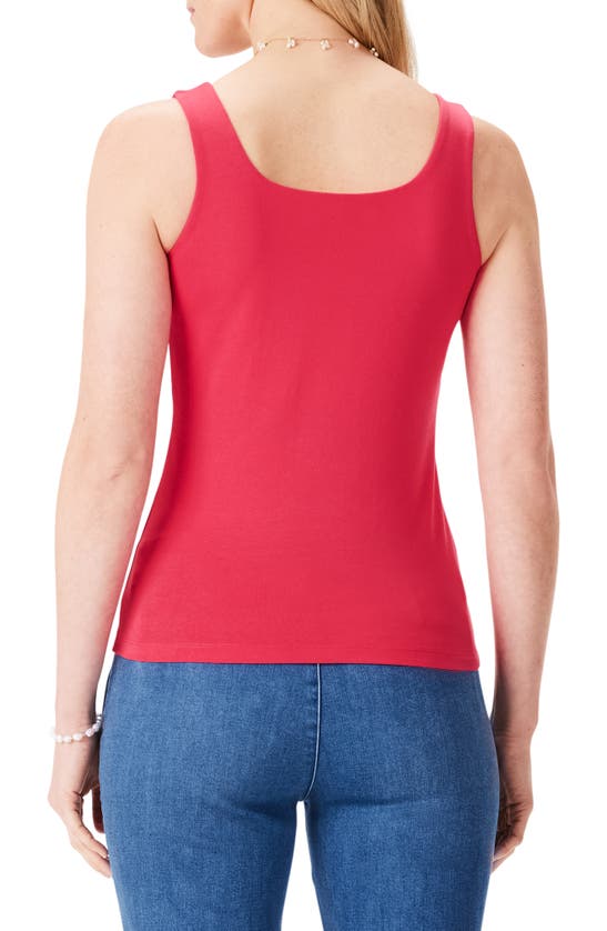 Nic + Zoe Nic+zoe Petite Shelf Bra Perfect Tank In Bright Rose