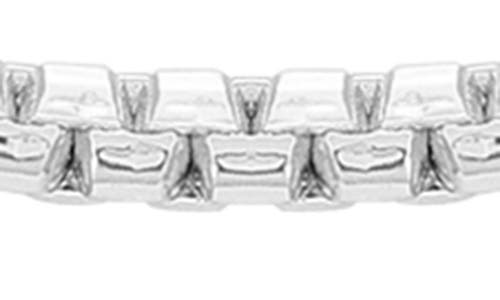 Vince Camuto Box Chain Necklace In Silvertone