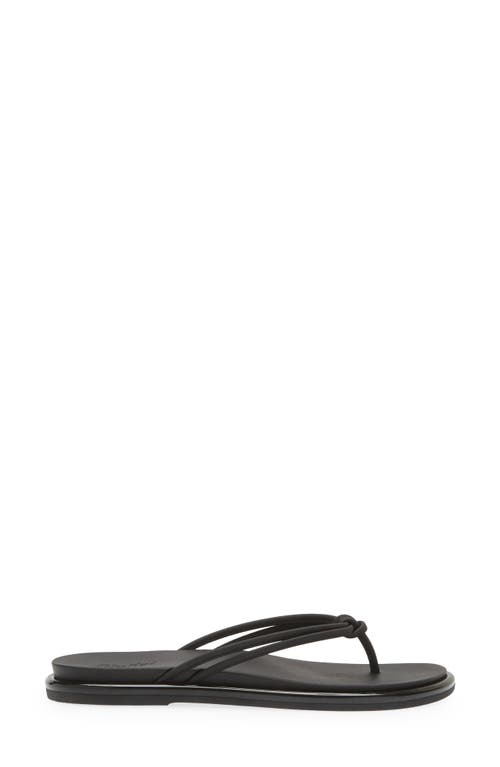 Shop Olukai Aka Flip Flop In Black/black