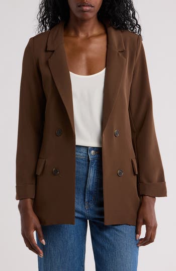 BLU PEPPER BLU PEPPER NOTCH COLLAR BLAZER