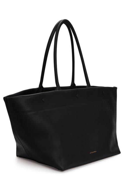 Shop Altuzarra Small Leather Tote In Black