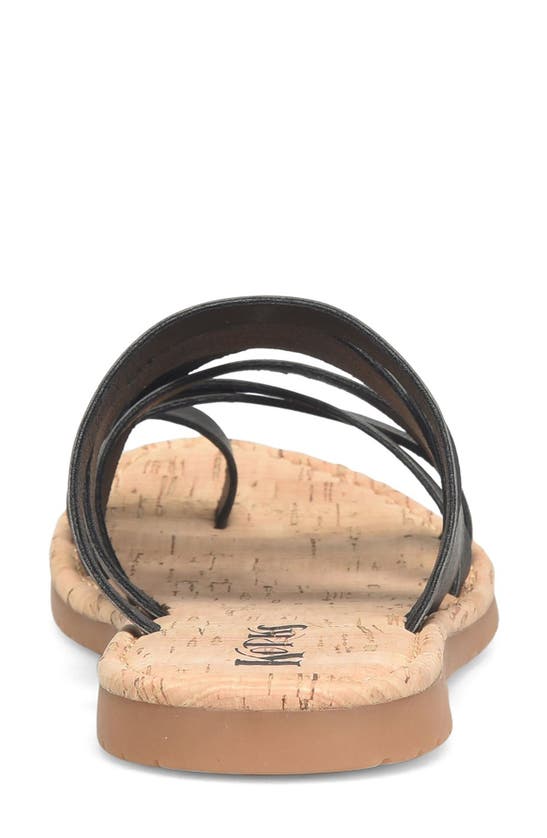Korks Clemmons Strappy Sandal In Black
