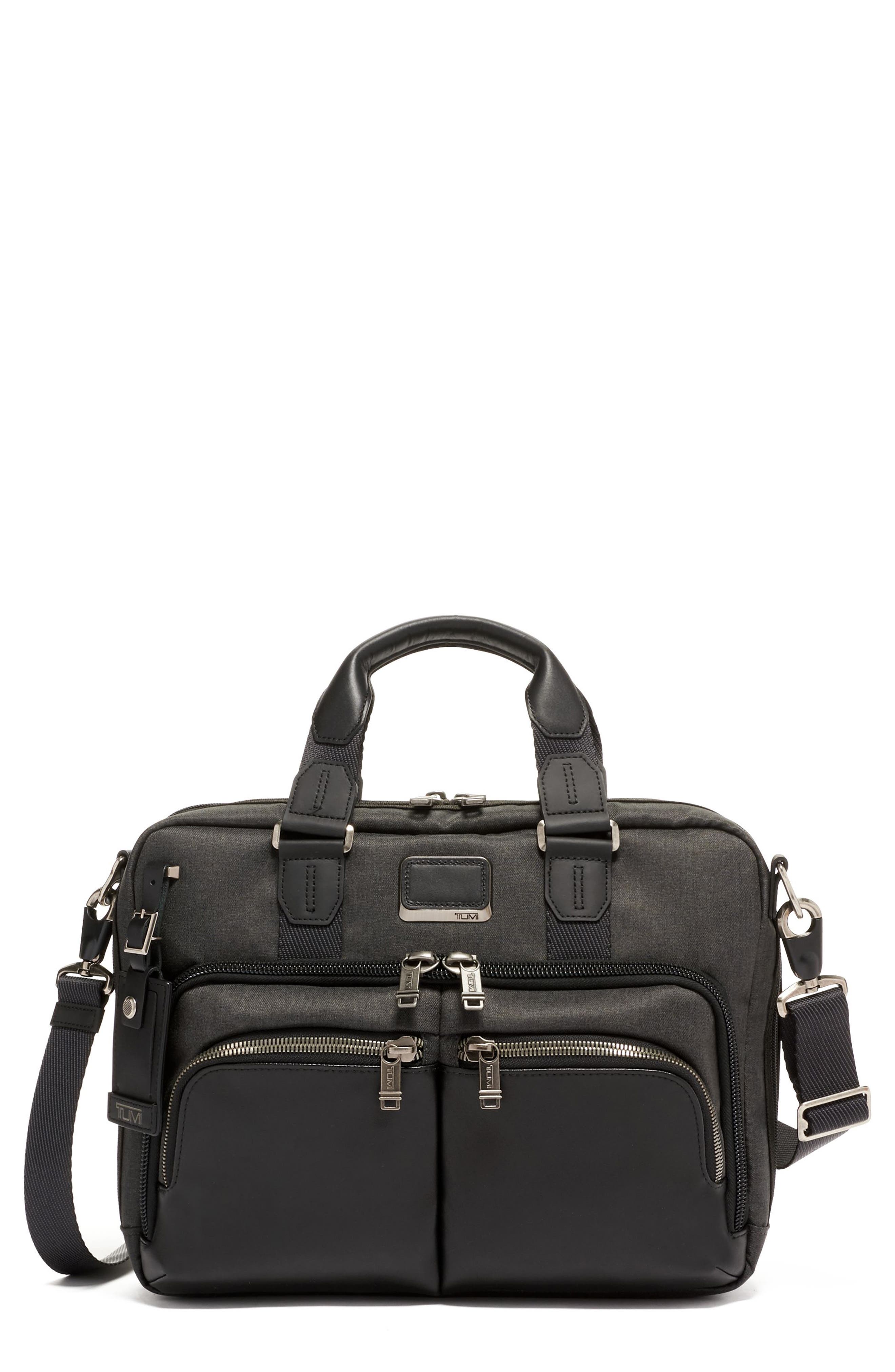 UPC 742315478500 product image for Tumi Alpha Bravo Albany Slim Commuter Briefcase - Grey | upcitemdb.com