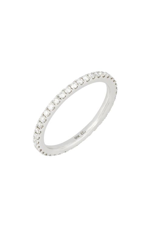 Bony Levy Diamond Eternity Band Ring in White Gold/Diamond at Nordstrom, Size 6.5