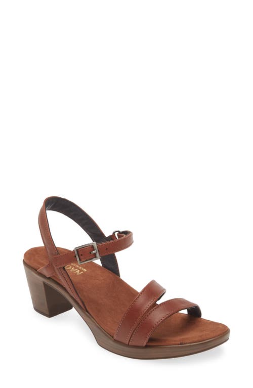 Bounty Sandal in Soft Chestnut Leather