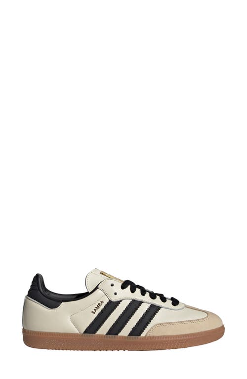 Shop Adidas Originals Adidas Samba Sneaker In White/black/sand