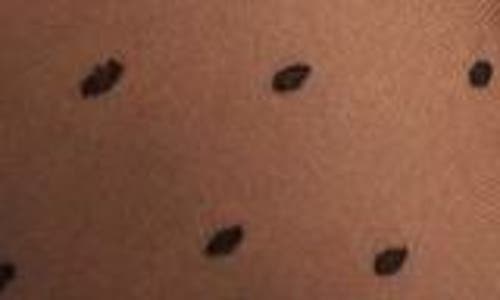 Nordstrom Polka Dots Tights In Black