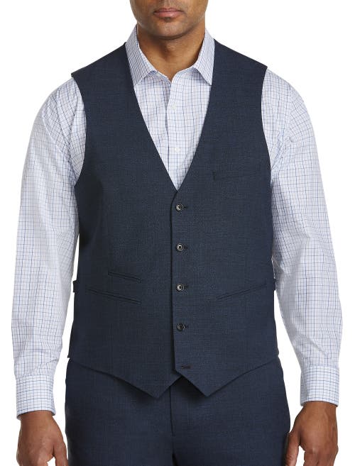 Shop Xdmy Synrgy By Dxl Synrgy By Dxl Performance Mélange Suit Vest In Blue