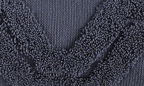 Shop Brooks Brothers 6-piece Large Square Cotton Towel Set In Anthracite