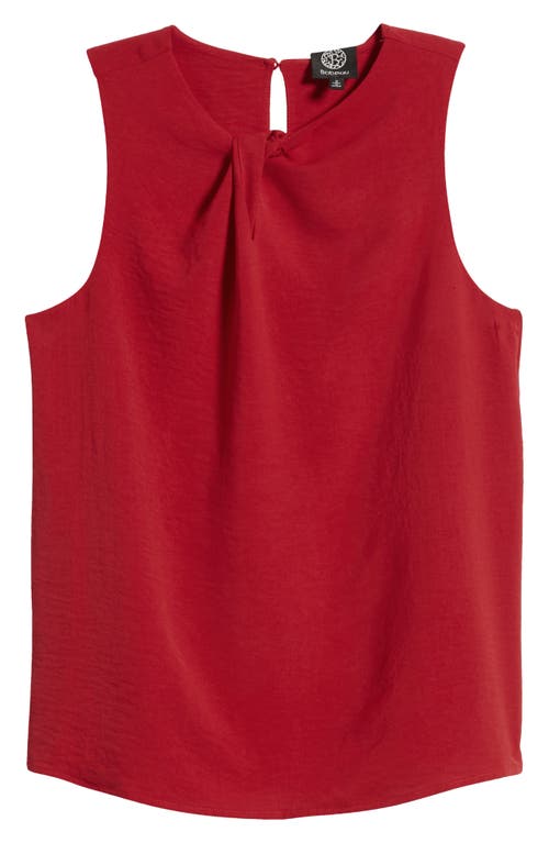 Shop Bobeau Twist Neck Shell In Red