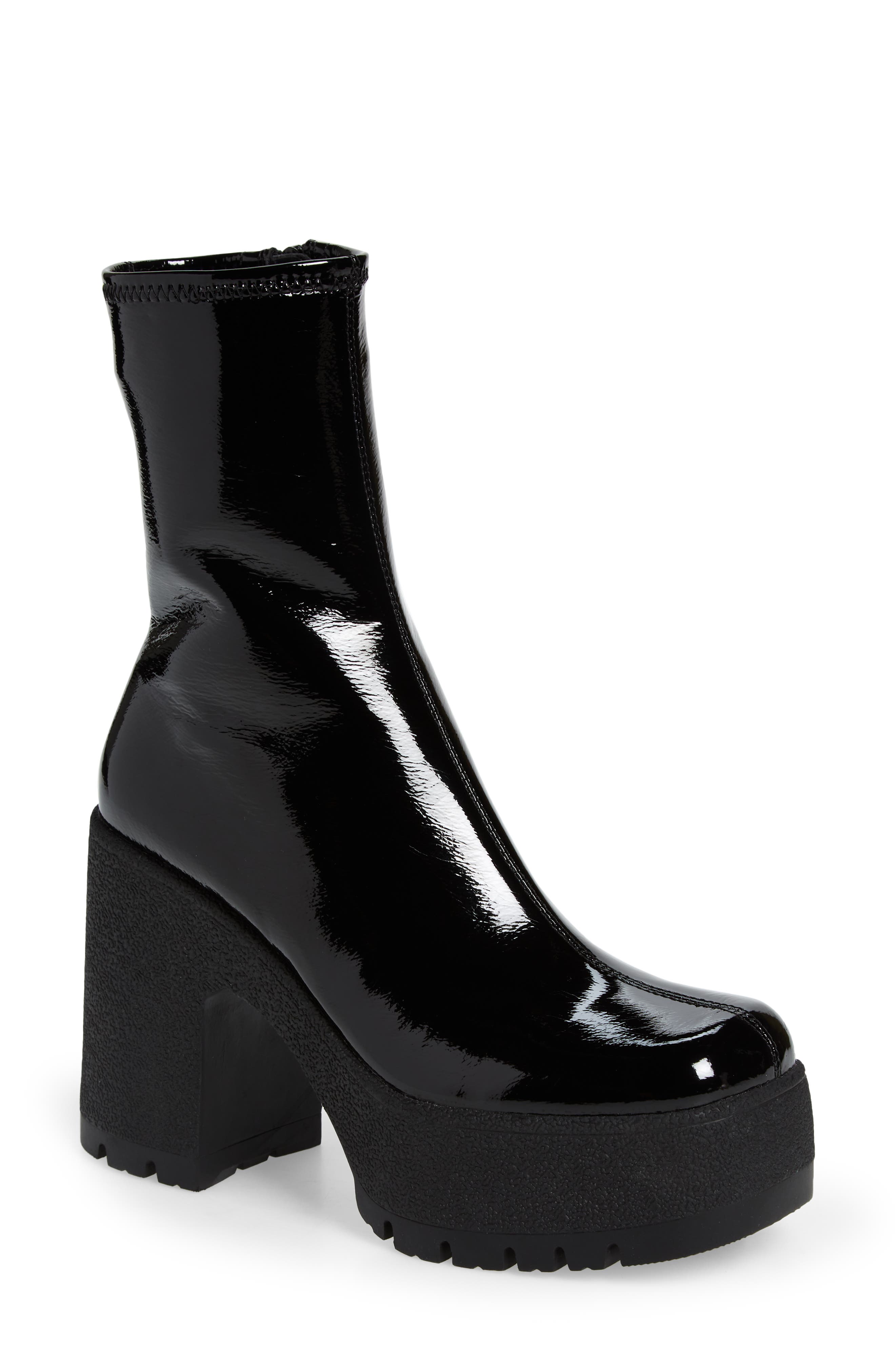 nordstrom black platform boots