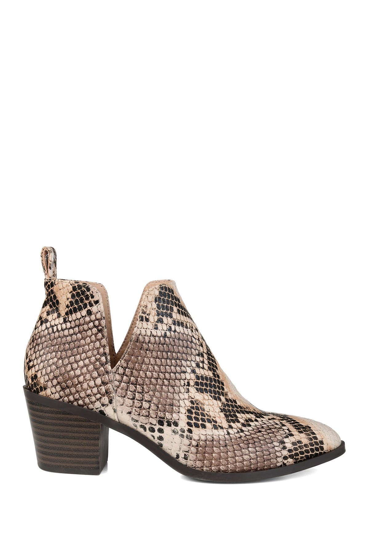 Journee Collection Lola Patterned Ankle Bootie In Open Miscellaneous1