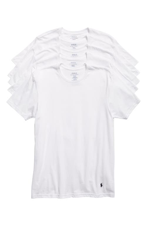 UPC 738994668264 product image for Polo Ralph Lauren 5-Pack Crewneck Undershirts in White at Nordstrom, Size Large | upcitemdb.com