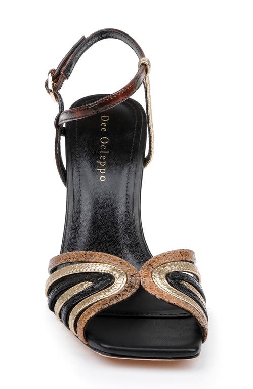 Shop Dee Ocleppo Carmel Ankle Strap Sandal In Black Multi