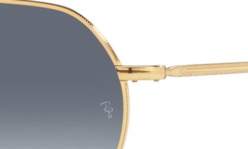 Shop Ray Ban Ray-ban 51mm Gradient Geometric Sunglasses In Arista Blue