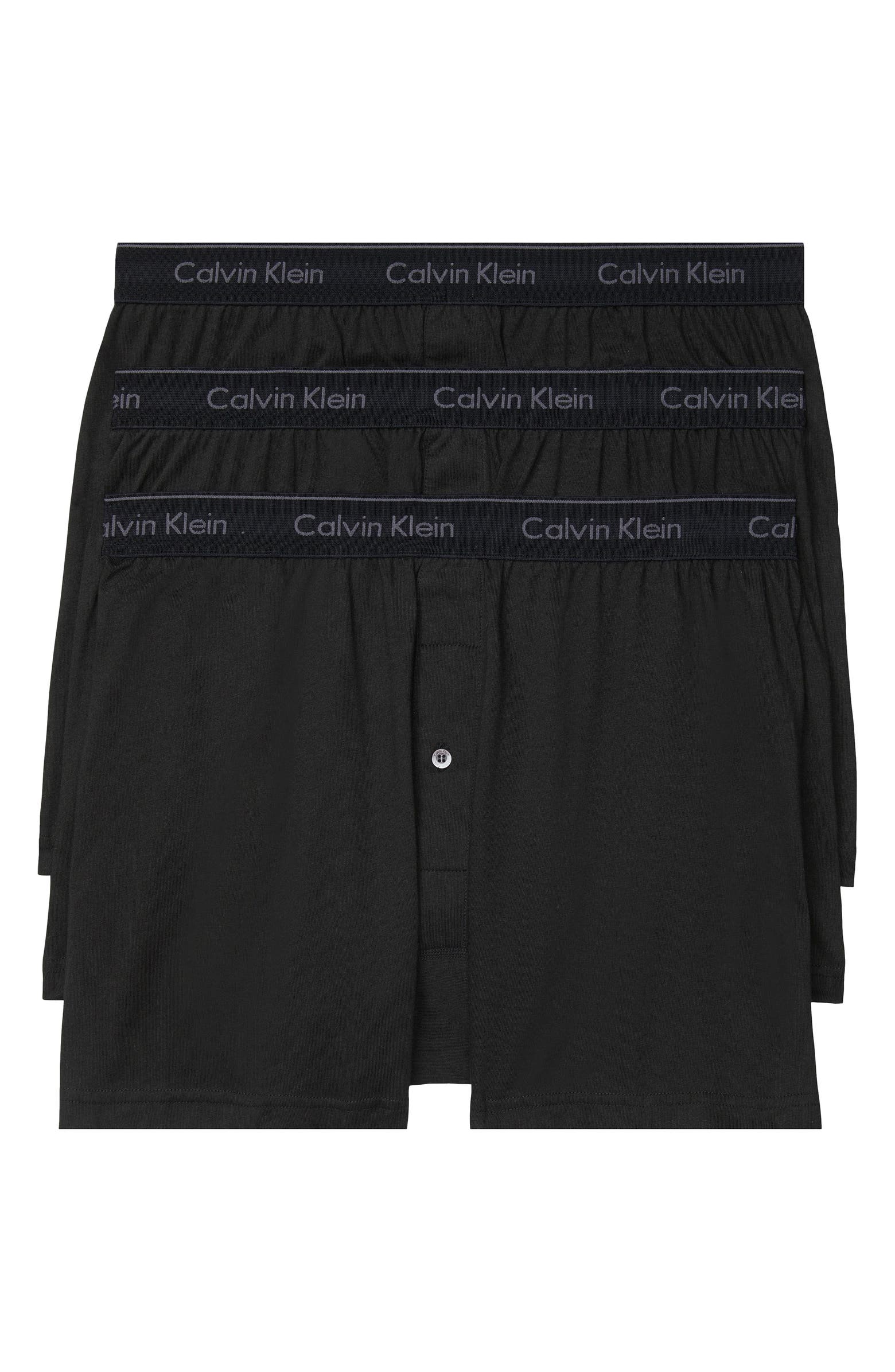 Calvin Klein 3-Pack Knit Cotton Boxers | Nordstrom