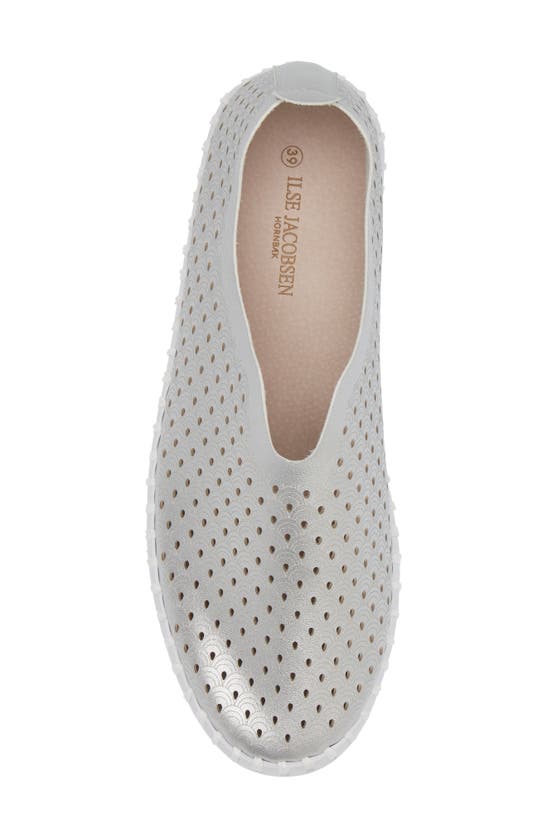Ilse Jacobsen Tulip Sneaker In Silver